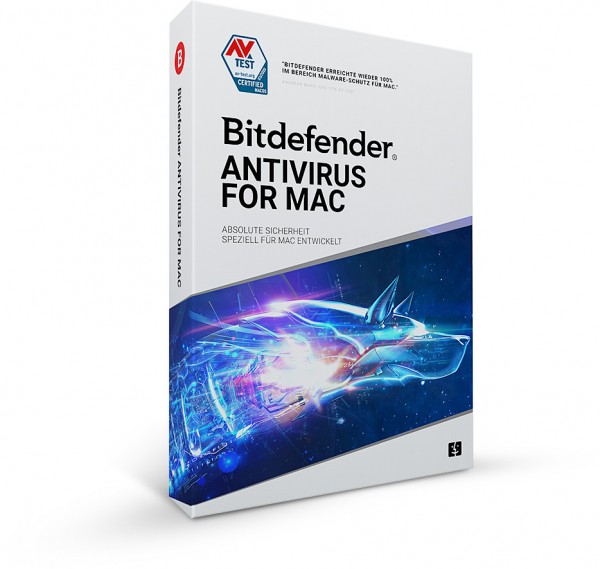 Bitdefender Antivirus für Mac 2024, 1 Gerät, 2 Jahre, Download
