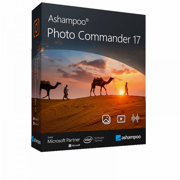 Ashampoo Photo Commander 17, Windows 10/11 (64-Bit), 3 PC, Dauerlizenz, Download