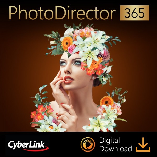 Cyberlink PhotoDirector 365, 1 PC Windows, 1 Jahr. Download