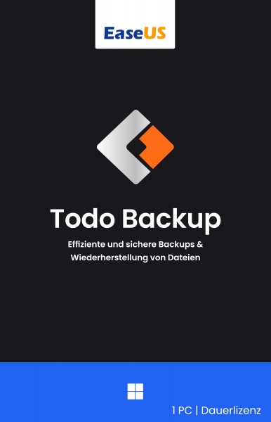 EaseUS Todo Backup Home 18 (2026) - Windows 1 PC Dauerlizenz, Digitaler Download