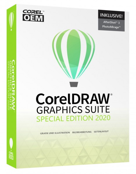 CorelDRAW Graphics Suite Special Edition 2020 (V.22) OEM +AfterShot3+PME, Box