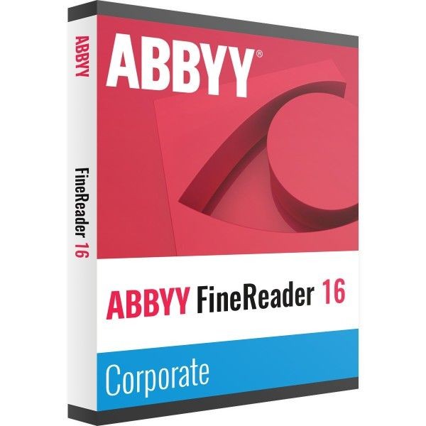 ABBYY FineReader 16 Corporate für Windows 11/10, 1 PC, 1 Jahr, Download