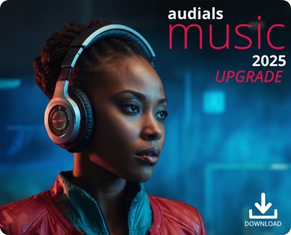 Audials Music 2025,UPGRADE-Vorversion erforderlich! Dauerlizenz,Windows,Download