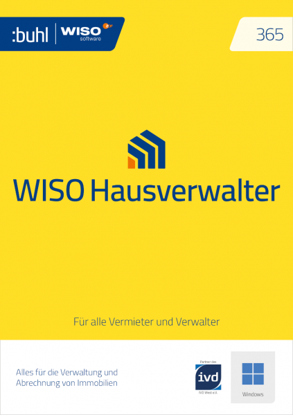 WISO Hausverwalter 365 Plus VERSION 2026 Deutsch Digitaler Download