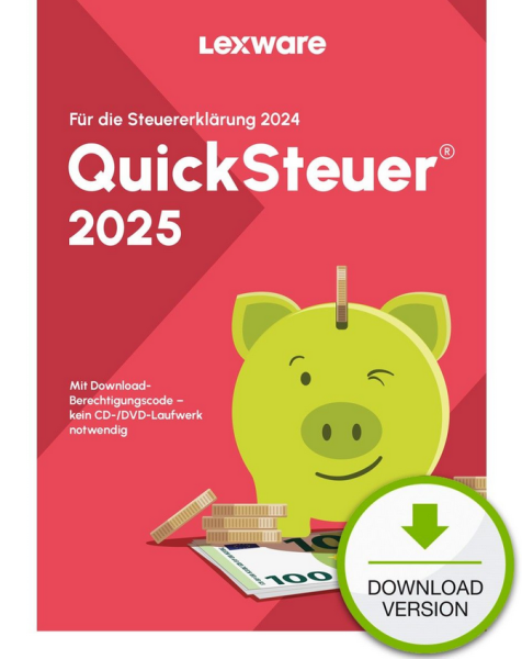 QuickSteuer 2025 (für Steuerjahr 2024), Deutsch, Download