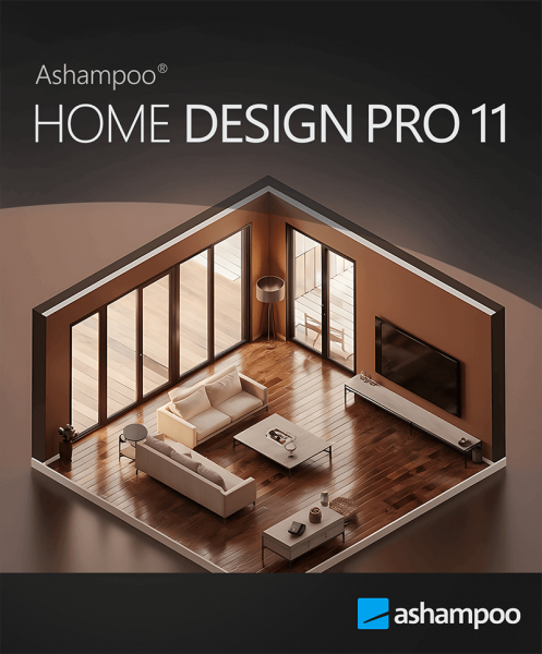 Ashampoo Home Design 11 PRO, Windows 11/10, 1 PC, Dauerlizenz,Digitaler Download