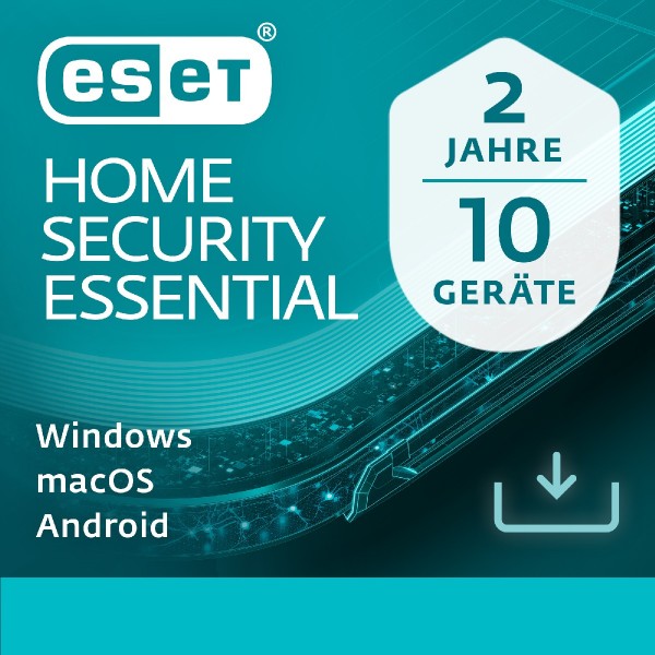 ESET HOME Security Essential 10 Geräte, 2 Jahre DEUTSCH, Download