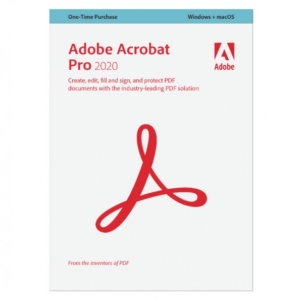 Adobe Acrobat PRO 2020 Win/Mac Upgrade Download Dauer-Lizenz, inkl. Zweitnutzung