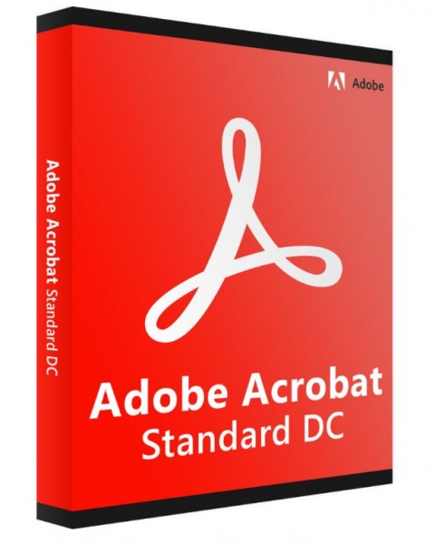 Adobe Acrobat Standard DC, 1 User 2 PC Windows, aktuellste Version, 1 Jahr, Download