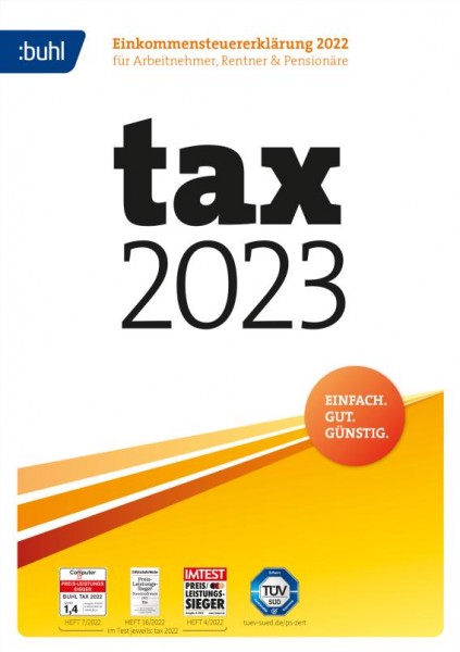 BUHL tax 2023 (für das Steuerjahr 2022), Download