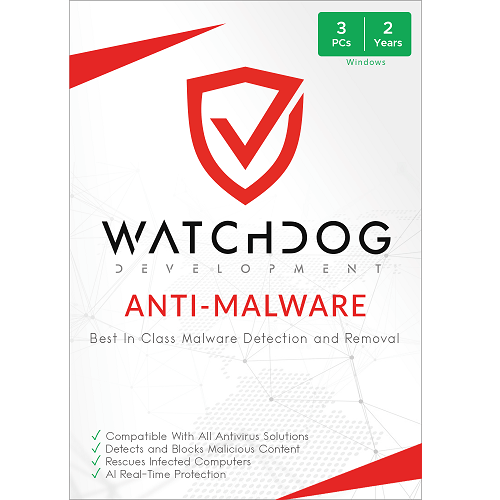 Watchdog Anti-Malware, 3 PC, 2 Jahre, Vollversion, Download