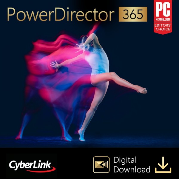 Cyberlink PowerDirector 365, 1 PC Windows, 1 Jahr. Download