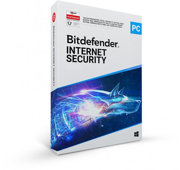 Bitdefender Internet Security 2024, 1 PC (Windows), 2 Jahre, Download