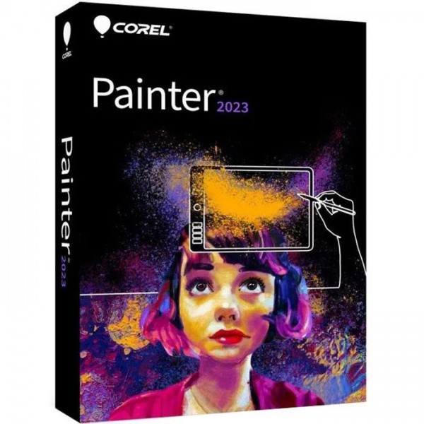 COREL Painter 2023 Vollversion DEUTSCH Windows/Mac Slim Case mit PKC (keine DVD)