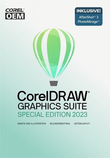 CorelDRAW Graphics Suite Special Edition 2023 OEM (Win10/11-64bit), Dauerlizenz, Download