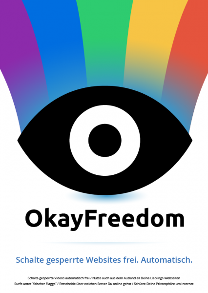 Steganos Okay Freedom, VPN, 1 Windows-PC, 1 Jahr, Download