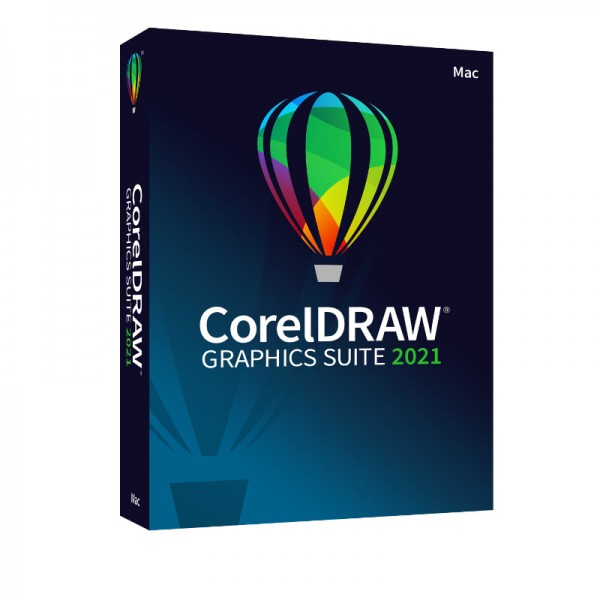 CorelDRAW Graphics Suite 2021, Mac, Deutsch, Slim-Case