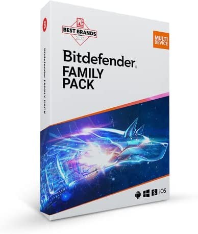 Bitdefender Family Pack 2024 bis zu 15 Geräte im Haushalt, 1 Jahr, Download