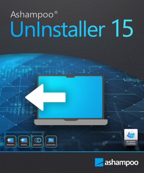 Ashampoo UnInstaller 15, Windows 11/10, 1 PC, Dauerlizenz, Download