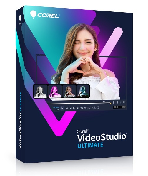 Corel VideoStudio 2023 Ultimate Deutsch, Windows 64 Bit, (Code in a Box)