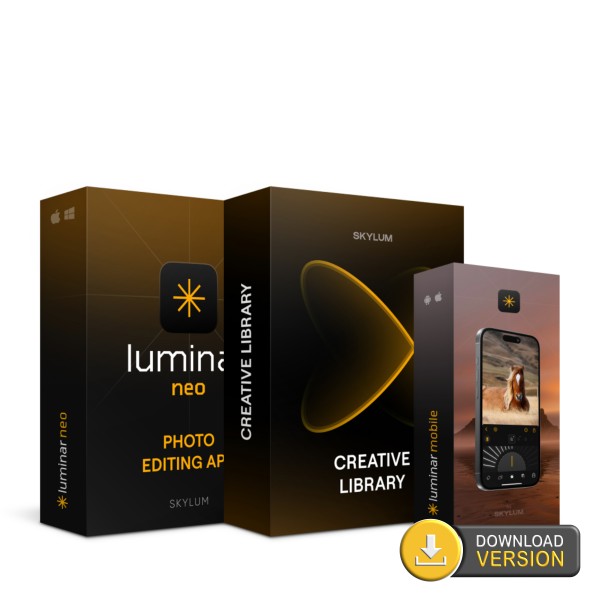 Skylum Luminar NEO Max Dauerlizenz 2Geräte+3Mobile Downl. inkl.1Jahr CreativeLib