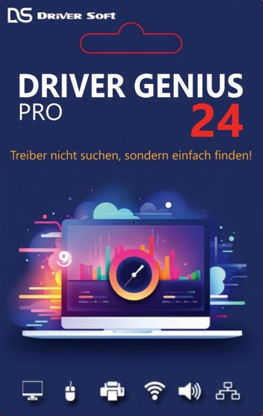 Driver Genius 24 Professional (2024), 3 PC, 1 Jahr, Keycard