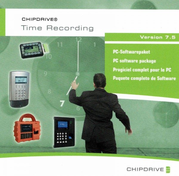 SCM Chipdrive Timerecording(Zeiterfassung)Software Version7.5 Digitaler Download