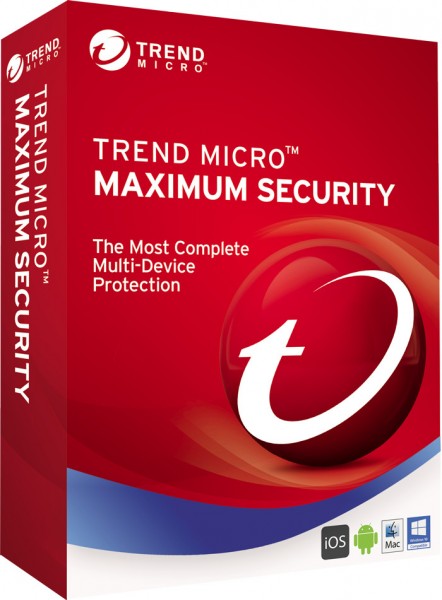 Trend Micro Maximum Security 2024, 3 Geräte, 1 Jahr, Download
