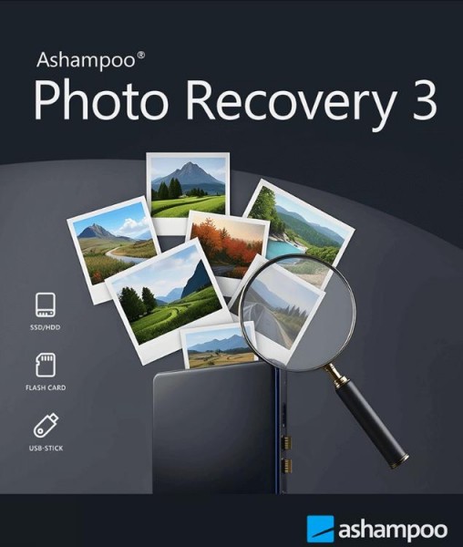Ashampoo Photo Recovery 3 Windows 10/11 1PC Dauerlizenz Digitaler Download