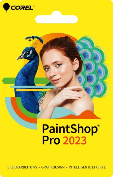 COREL PaintShop Pro 2023, Keycard, Dauerlizenz, Windows 11/10, Deutsch