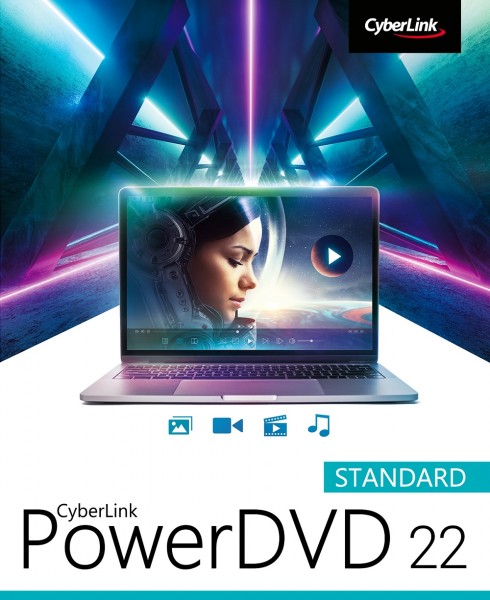 Cyberlink PowerDVD 22 Standard, Windows, Dauerlizenz, Download