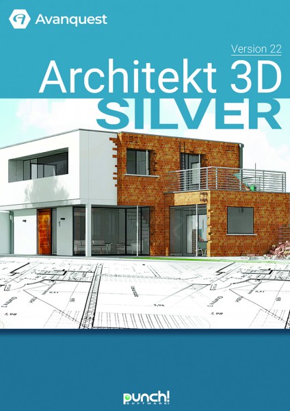 Architekt 3D 22 Silver, Dauerlizenz, Windows, Code in a Box
