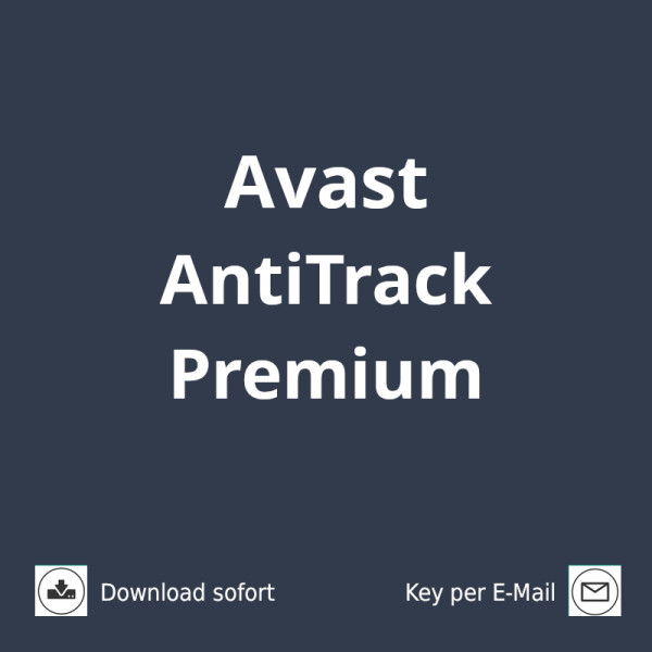 Avast AntiTrack Premium 3 PC Windows, 1 Jahr, Digitaler Download, DE