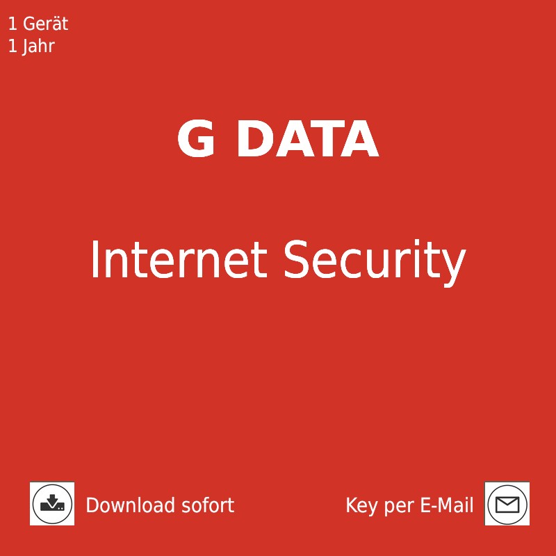 G DATA Internet Security, 1 PC, 1 Jahr, Download