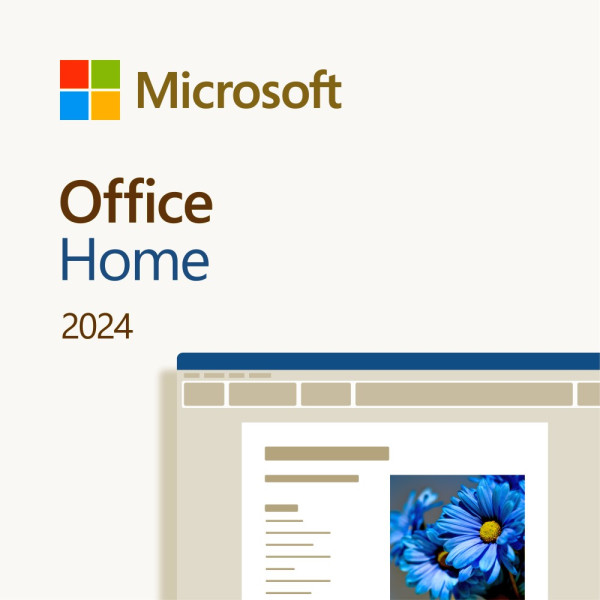 Microsoft Office Home 2024, Dauerlizenz, 1 PC/Mac Digitaler Download Deutsch