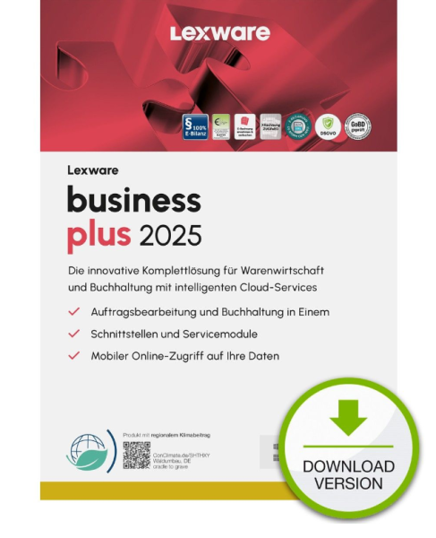 Lexware business plus 2025 (365-Tage Version) Digitaler Download