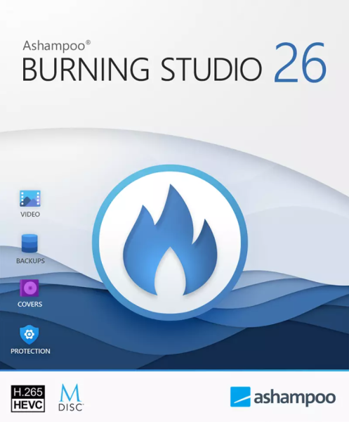 Ashampoo Burning Studio 26, Windows 11/10, 1 PC, Dauerlizenz, Download-