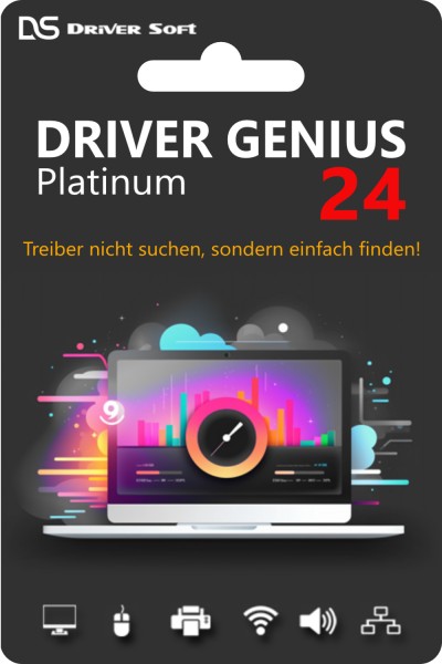 Driver Genius 24 Platinum (2024), 3 PC, 1 Jahr, Keycard