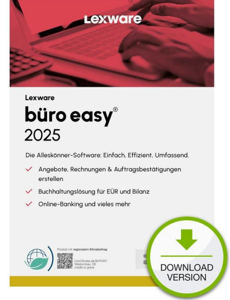 Lexware büro easy 2025 (365-Tage Version) Digitaler Download