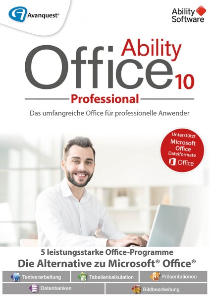 Ability Office 10 Professional #PKC (Karte mit Key und Download-Link)