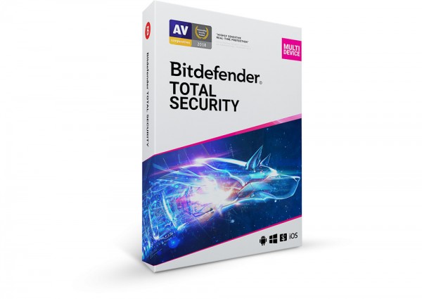 Bitdefender Total Security 2024, 10 Geräte, 1 Jahr, Download