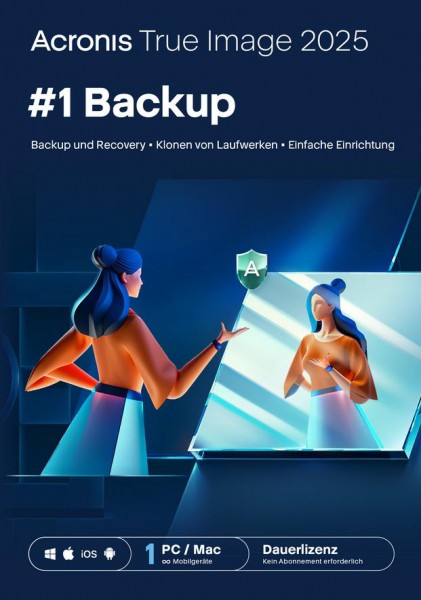 Acronis True Image 2025, 1 Gerät, DAUERLIZENZ, Download