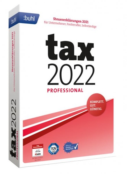 BUHL tax 2022 Professional (für das Steuerjahr 2021), Download