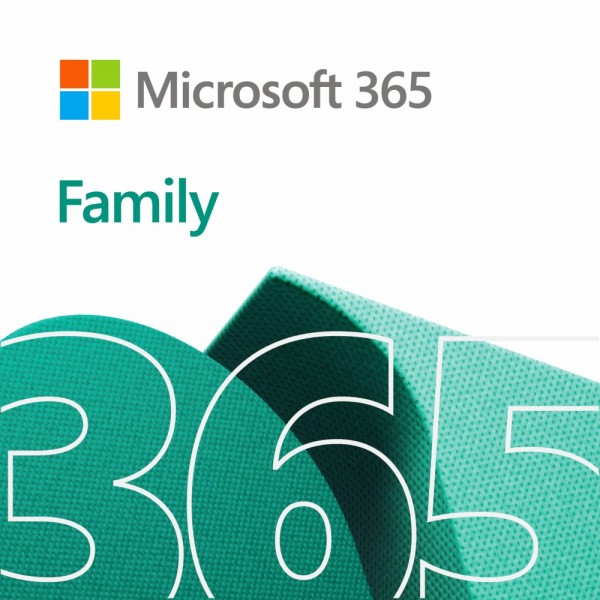 Microsoft Office 365 Family, 6 Personen, 1 Jahr, je 5 Geräte (Win, Mac, Android, iOS)Download