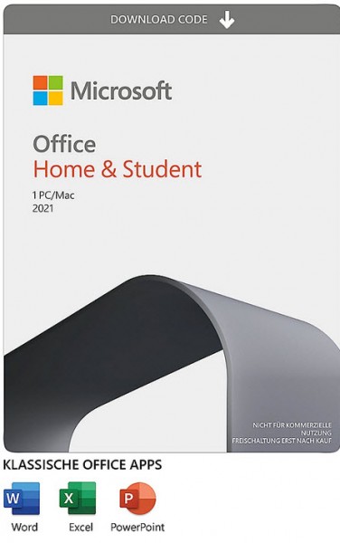Microsoft Office Home &amp; Student 2021, Dauerlizenz, Download