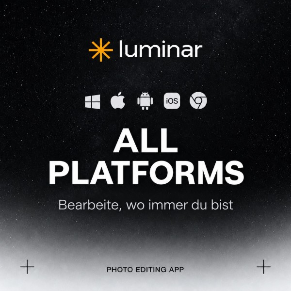 Skylum Luminar ALL Platforms 2Geräte + 3Mobile Dauerlizenz Digitaler Download