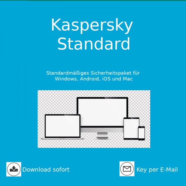 Kaspersky Standard, 5 Geräte, 2 Jahre, Download