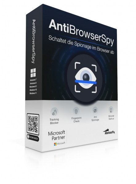 Abelssoft AntiBrowserSpy 1 PC (Windows), DAUERLIZENZ, Download