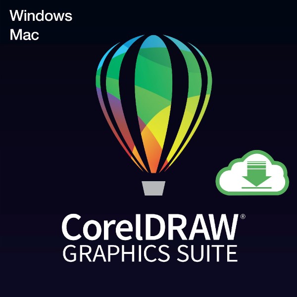 CorelDRAW Graphics Suite 2023 *Dauerlizenz* Windows10/11, Mac, Deutsch, Download
