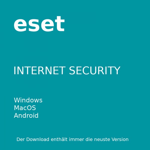 ESET Internet Security, 3 Geräte, 1 Jahr, 2024 Download